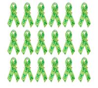 100pcs Charity Heart and Peace Emblems Pins for Awareness, C
