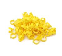 100Pcs Chicken Leg Rings for Ducks, Pigeons, Geese, Quail, and Other Poultry, Suitable for Feeding Identification