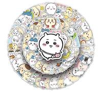 100Pcs Chiikawa Stickers Laptop Car Scrapbook Phone Skateboard Suitcase Luggage Bike Chiikawa Vinyl Waterproof Aesthetic Personalised Stickers for Teens Boys Girls Adults