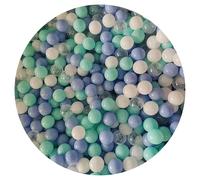 100pcs Children's Toy Balls Odor-free Elastic Safe Thickened Large Size Color Cognition Multicolor Macaron Color Pit Balls Swimming Pool Toy