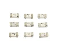 100pcs Chip Fuse 1808 Current KOAC 2410 SMD CCF1N Normal Blow 1A 1.6A 2.5A 3.15A 4A 5A 6.3A 8A 10A 125V Surface Mount KOA(1.6A)