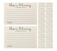 100pcs Christian Prayer Cards for Funeral Religious Message Cards | Paper Beige Finish, Smooth Surface, Secure Message Area, Sunday Services and Church Event Use
