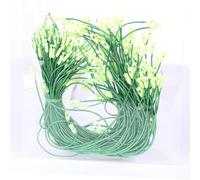 100pcs Christmas Ornament Hanger Strings with Plastic Snap Fasteners, Precut Polyester Hanging Ropes for Baubles, DIY Crafts, Tags, Bags, Cups, Shoes, Umbrellas and Holiday(Green)