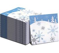100PCS Christmas Snowflake Beverage Napkins-Frozen X'Mas Tree Dinner Napkin,Winter Paper Cocktail Decorative Napkin for Luncheon Picnic Holiday Party Birthday Tableware Supplies