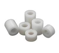 100pcs Circular Gasket OD9MM Screw Power Socket Non Threaded Washer-White