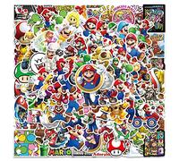 100Pcs Classic Game Plumber Stickers for Laptop Water Bottle Hydro Flask Luggage Skateboard Bike Car Bumper Phone Case Notebook Guitar Backpack Wall Window Decor Waterproof Vinyl Decals