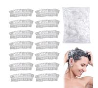 100PCS Clear Disposable Ear Caps Waterproof Ear Covers for Shower Ear Covers Caps Plastic Ear Protectors for Shower Bathing,Hair Dye,Travel Spa,Hotel and Hair Solon, Home Daily Use