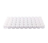 100Pcs Clear Plastic Small Sample Jar Pots Empty Travel Cosmetic Containers