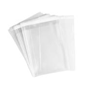 100Pcs Clear Plastic Wrap Bags Resealable Flat Self-Sealing Cellophane Gift Bag for Candy Cookies Nuts & Party Favor Wrapping(4.5x5.5 Inch)
