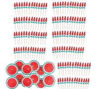 100PCS Cocktail Umbrellas for Drinks Drink Umbrellas Multipurpose Paper Decorations for Drinks Snacks Cakes Partys Random Color 10×8.5 Cm