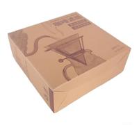 100pcs Coffee Filter Paper for V60 Cone Dripper V01 V02 Natural Wood Pulp Material for Even Saturation (V02)