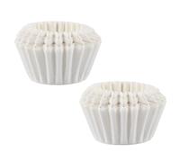 100PCS Coffee Filter Papers, White Disposable Paper Coffee Filters Heat-Resistant for Home, Office, Cafe, Restaurant