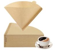 100PCS Coffee Filters, Disposable Cone Filter Papers Size 02 for Coffee Dripper & Pour Over, 1-4 Cups