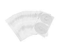 100pcs Coffee Pods Aluminum Foil Lids, Reusable Self Adhesive Covers for Pods, Tight Sealing Large Foil Caps with High Temp Resistance for Refillable Coffee Cups