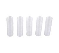 100pcs Coin Capsules 25mm Clear Plastic Coin Holders for Collection Storage with Snap Closure - UK Size