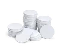 100PCS Coin Cards NFC Tags, Blank NTAG215 NFC Cards Rewitable NFC Chip 25mm/1inch Round 215 Cards Compatible with TagMo and Amiibo and NFC Enabled Mobile Phones and Devices