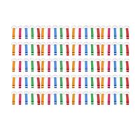 100PCS Colorful Aluminum Alloy Bottle Opener Keychain - Convenient and Practical Pocket Claw Bottle Opener for Beverages