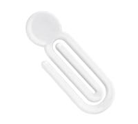 100Pcs Colorful Color Binders Clip Acrylic Paper Clip Set Document Clips Pack School Crafting Supplies Colorful Stationery Clips