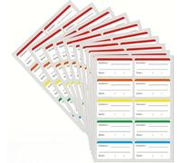 100pcs Colorful Freezer Labels for Kitchen Organization - Food Storage Labels Stickers, Fridge Stickers Removable for Food Containers, Freezer Meal Tags for Kitchen Organization