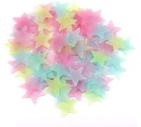 100Pcs Colorful Glow in The Dark Star Stickers, Luminous Wall Stickers for Kids Room and Bedroom, Wall Sticker, Wall Decorations