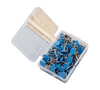 100Pcs Colorful Heart Shape Metal Push Pins Decorative Tacks for Offices Classroom Bulletin Board and Cork Notice Board Supplies