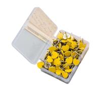 100Pcs Colorful Heart Shape Metal Push Pins Decorative Tacks for Offices Classroom Bulletin Board and Cork Notice Board Supplies