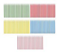 100Pcs Colorful Scratch Paint Brushes, Creative Paint Brushes, Children'S Paint Brushes, Wooden Paint Brushes, Diy Scratch Art Tools