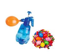 100Pcs Colorful Water Balloon Pumps Kits For Children Backyard Play And Family Battles Kids Toy Parent Child Activity Equipment