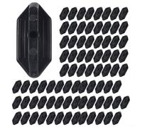 100Pcs Composite Deck Clips With Concealed Design, Weather Resistant For Reliable Performance In All Conditions