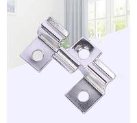 100Pcs Composite Decking Clips, Hidden Fixing Fasteners, Metal Clips, Anticorrosive Decorative Fasteners (10mm)