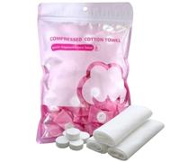 100Pcs Compressed Towel Tablets, Soft Mini Disposable Face Towel, Compact Portable Compressed Towels for Outdoor Travel Camping Sport Hotel Beauty Salon