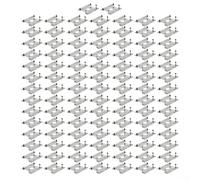 100pcs Conductive Grounding Gasket Set for Solar Panel Frame Bonding in Industrial and Residential Setups