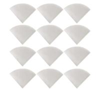 100pcs Cone Paper Coffee Filters for Drip Brewing White Disposable
