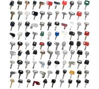 100Pcs Construction Equipment Heavy Key Set Compatible with Komatsu Excavator PC56 PC60 PC70 PC130 PC200 PC210 PC220 PC300-7-8 Compatible with New Holland Tractor 3630 40