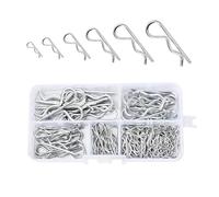 100pcs Cotter Pins Spring Connectors 2 Mm, R type split pin hairpin spring pin