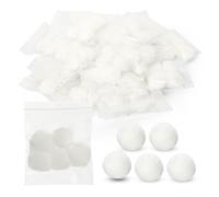100Pcs Cotton Balls Bulk Travel Size Soft Medium Organic Cotton Balls for Face,Vanity Kit Travel Ideal for Nail Polish Remover Makeup Remover First Aid Crafting Cleaning Skin（5 Pcs/Pack,20 Packs）
