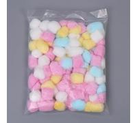 100Pcs Cotton Balls for Facial Treatments, Nails and Make-Up Removal, Applying Tonics & Cleansers, Multi-Purpose Soft Natural Cotton Balls