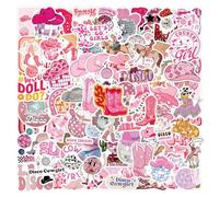 100Pcs Cowgirl Stickers Laptop Car Scrapbook Phone Skateboard Suitcase Luggage Bike Retro Disco Vinyl Waterproof Aesthetic Personalised Stickers for Teens Boys Girls Adults