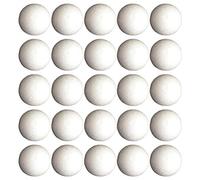 100Pcs Craft Foam Balls White Craft Foam Polystyrene Round Balls Balls Spheres Christmas Flower Arrangement DIY Arts Crafts Supplies 4cm