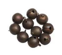 100pcs Crafts Christmas Tree Ornaments Handmade Necklace Copper Jingle Bells Small Bell Retro Bronze for Wedding,Decoration