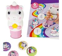 100pcs Creative Cartoon Stamp Sticker Set Craft Project Sticker Stamping Book Interaction Toilet Reel Learning Tool