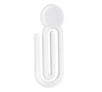 100Pcs Creative Shape Design Acrylic Paper Clips Multicolor Bookmarks Clip for File Organization Craft Projects Multipurpose Clips