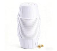 100Pcs Cupcake Cases, Polka Dot Baking Cups Mini Colorful Curls Cupcake Liners Muffin Cases Paper for Birthday Party Wedding Decoration - White