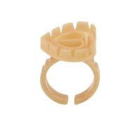 100pcs Cups With Heart-shaped Rings Cup Eyelash Extension Holder For Beauty Studios Makeup Supplies Tools