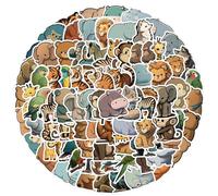 100Pcs Cute Animals Stickers for Water Bottles Tumbler Luggage Skateboard Bumper Scrapbook Mug, Sticker Gift for Kids Teens Adults
