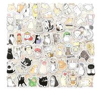 100pcs Cute Cat Stickers, Cute Stickers Laptop Sticker for DIY Craft