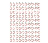 100pcs Cute Fruit Shape Paper Clips, Rust Proof Metal Decorative Paperclips, Non Slip Mini Clips for Document Drawing Paper, Colorful Plating Prevent with Unique D