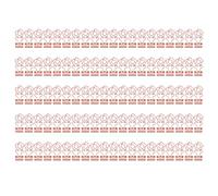 100pcs Cute Rose Gold Metal Clips, Small Paper Clamps with Strong Clamping Power, Durable Office School Supplies for Home Office School Use (Flower Shape)