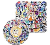 100PCS Dandy Cartoon Collection Vinyl Stickers,Horror Games Team Stickers Mixed Colorful Dandy Stickers Teens Adults Gift,Stickers Pack for Skateboard,Sports Vinyl Waterproof Sticker Decals