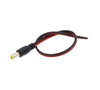 100PCS DC Power Male Female Cable 12V Plug DC Adapter Cable Plug Connector For Camera DC Plug 5.5 * 2.1mm 5.5x2.1 IDGTTLDF(100PCS Male)